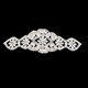 Sew-On Diamante Motif, Silver, 220mm x 65mm